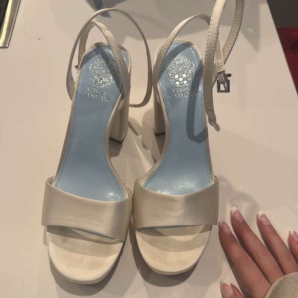 Vince Camuto Pendry Platform Sandal in Milk - Picture 16 of 16